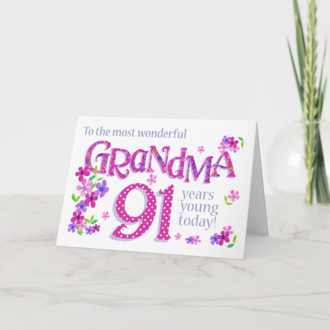 Tarjeta de flores para el arte de la palabra de cu (Anverso)