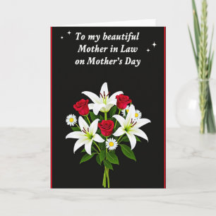 Tarjeta de Flores Sentidas a Rayas
