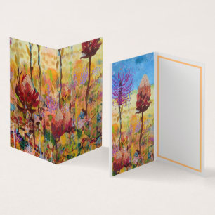 Tarjeta de flores silvestres australianas