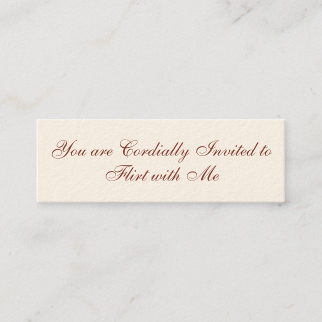 Tarjeta de fluctuación (Anverso)