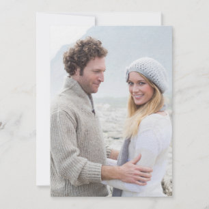 Tarjeta de fondo de boda fotográfico Vellum