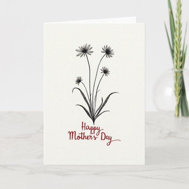 Tarjeta de Fondo de Crema Floral (Anverso)