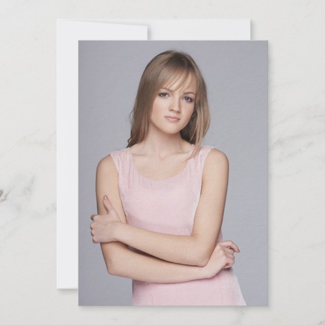 Tarjeta de fondo de cumpleaños del programa de fot (Anverso)