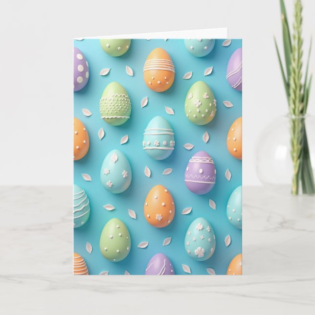 Tarjeta de Formas Decoradas con Pastel (Anverso)