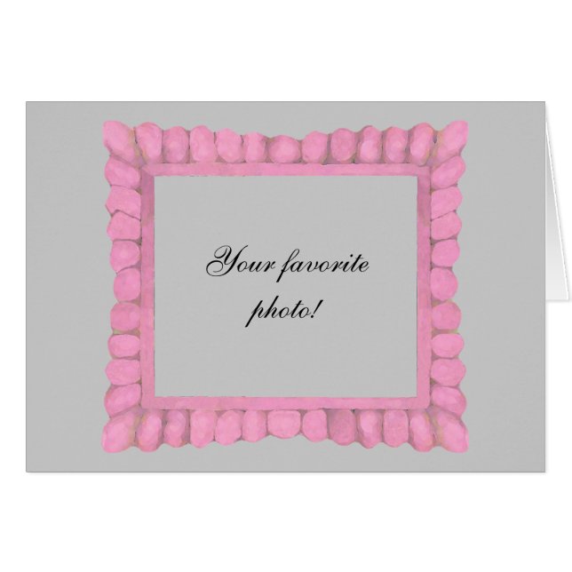 Tarjeta ~ de foto con marco (Anverso (Horizontal))