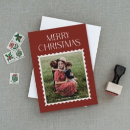 Tarjeta de foto con sello de fiesta