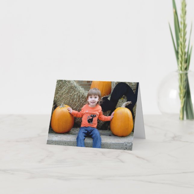 Tarjeta de foto de agradecimiento (Anverso)