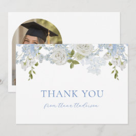 Tarjeta de Foto de Agradecimiento de Graduación co