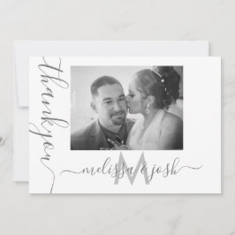 Tarjeta de Foto de Agradecimiento para Parejas de 