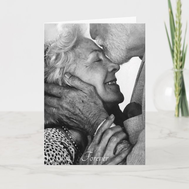 Tarjeta de Foto de Aniversario de Boda Personaliza (Anverso)