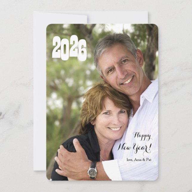 Tarjeta de Foto de Año Nuevo (2) (Anverso)