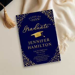 Tarjeta de Foto de Anuncio de Graduación de Enferm