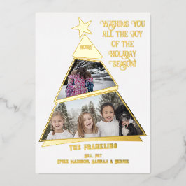 Tarjeta de Foto de Árbol Inclinado Geométrico Mode