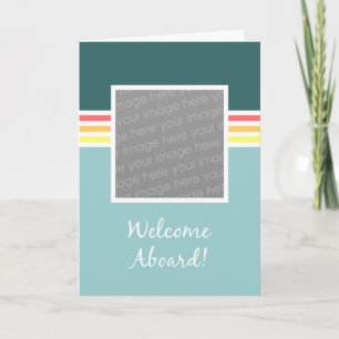 Tarjeta de Foto de Bienvenida a Bordo