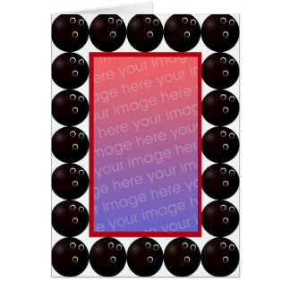 tarjeta de foto de bolos