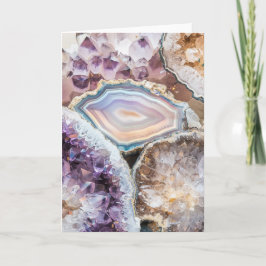 Tarjeta de Foto de Cristal de Geoda | Cristal