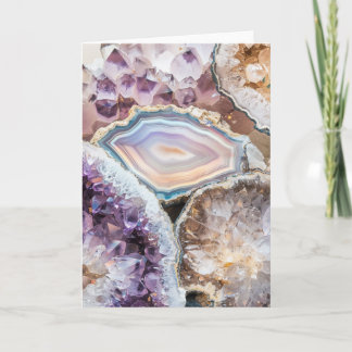 Tarjeta de Foto de Cristal de Geoda | Cristal