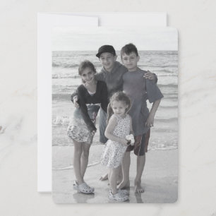 Tarjeta de foto de doble cara de Merry Mistletoe