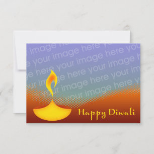 tarjeta de foto de feliz diwali