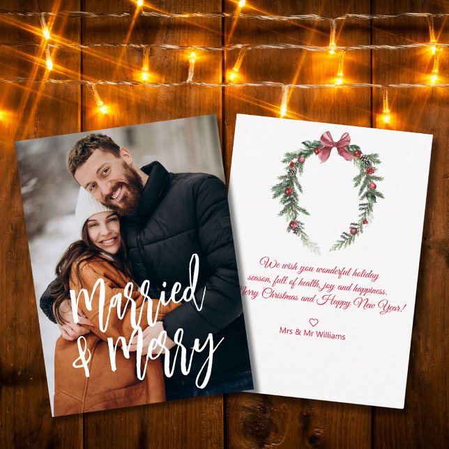 tarjeta de foto de festividad de merry&merried, re (Subido por el creador)