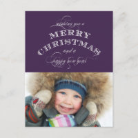 TARJETA DE FOTO DE FESTIVIDAD DE navidades | VIOLE