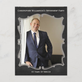 Tarjeta de Foto de Fiesta de Jubilación Invitación