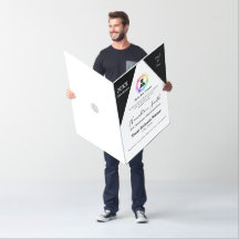 Tarjeta de foto de graduación gigante HAMbyWG