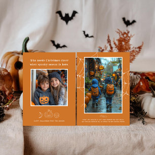 Tarjeta de Foto de Halloween de Temporada de Espan