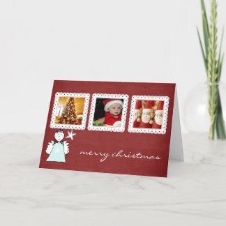 tarjeta de foto de instagram navidad