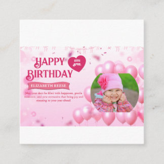 Tarjeta de foto de invitación de cumpleaños Saltar