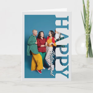 Tarjeta de Foto de Jubilación   Jubilación Persona