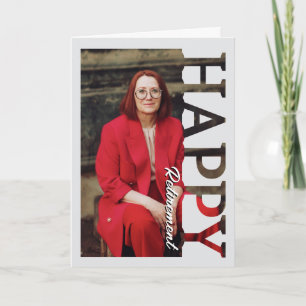 Tarjeta de Foto de Jubilación   Jubilación Persona