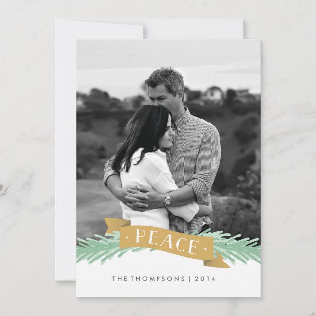 Tarjeta de Foto de la Cinta de la Paz para las Fie (Anverso)