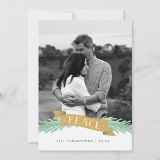 Tarjeta de Foto de la Cinta de la Paz para las Fie