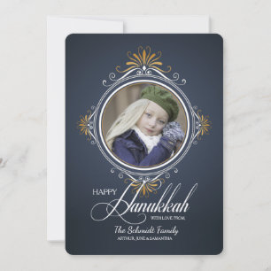 Tarjeta de Foto de la Fiesta de Hanukkah