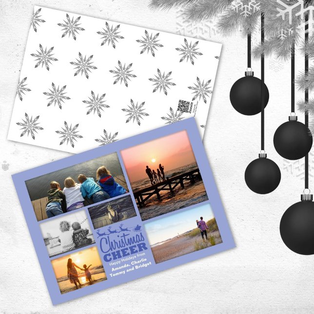 Tarjeta de Foto de Navidad de Alegría Navideña Per (Subido por el creador)
