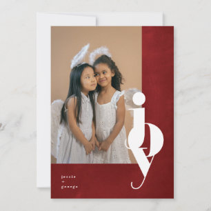 Tarjeta de Foto de Navidad de Fiesta Simple Alegrí