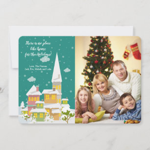 Tarjeta de Foto de Navidad en Familia