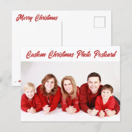 TARJETA DE FOTO DE NAVIDADES personalizados person