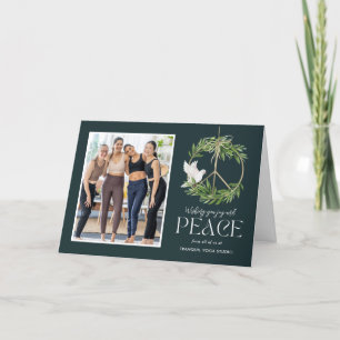 Tarjeta de Foto de Negocios de Navidad y Año Nuevo