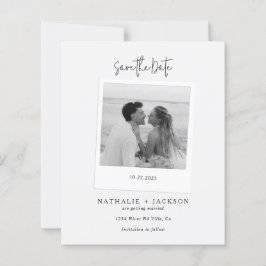 Tarjeta de Foto de Pareja de Presupuesto Anuncio d