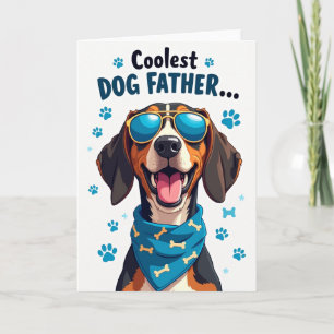 Tarjeta de Foto de Perfil del Padre Perro Más Geni