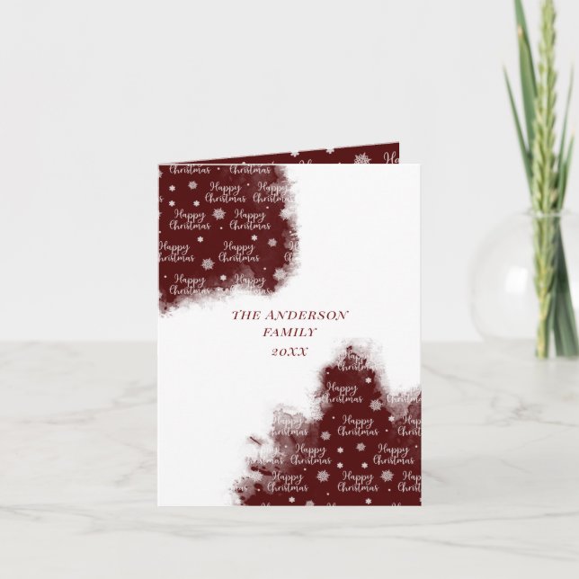 Tarjeta de foto de salpicadura de lavado acuático  (Anverso)