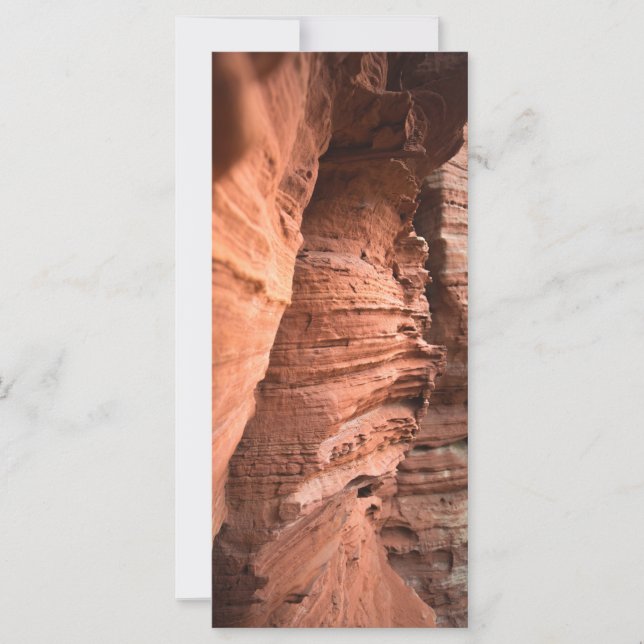 Tarjeta de foto de Sandstone Nature (Anverso)