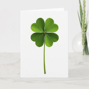 Tarjeta de Foto de Trébol de Corazón