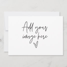 Tarjeta de foto de vacaciones de invitación de bod