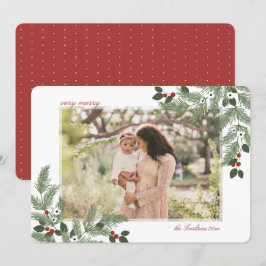 Tarjeta de Foto de Vacaciones Muy Alegre