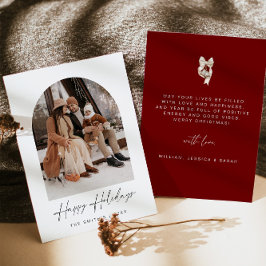 Tarjeta de Foto de Vacaciones | Tarjeta de Navidad