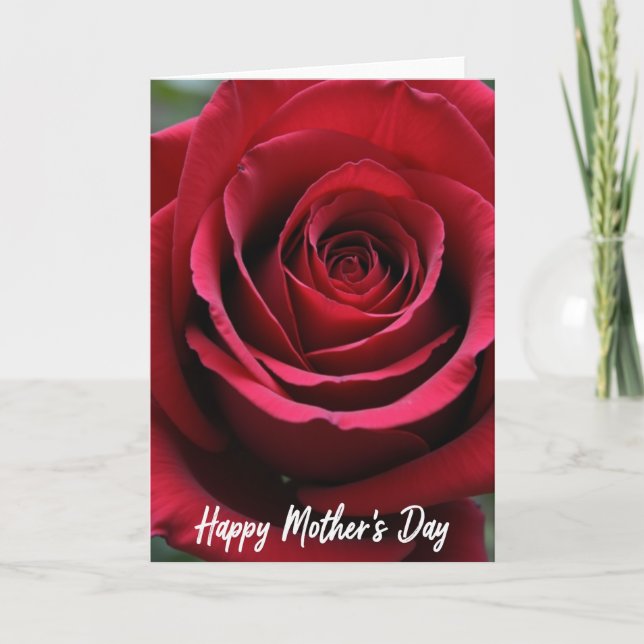 Tarjeta de foto del día de la madre de Ruby Rose (Anverso)