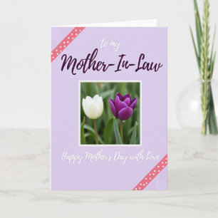 Tarjeta de Foto del Día de la Madre Encantadora